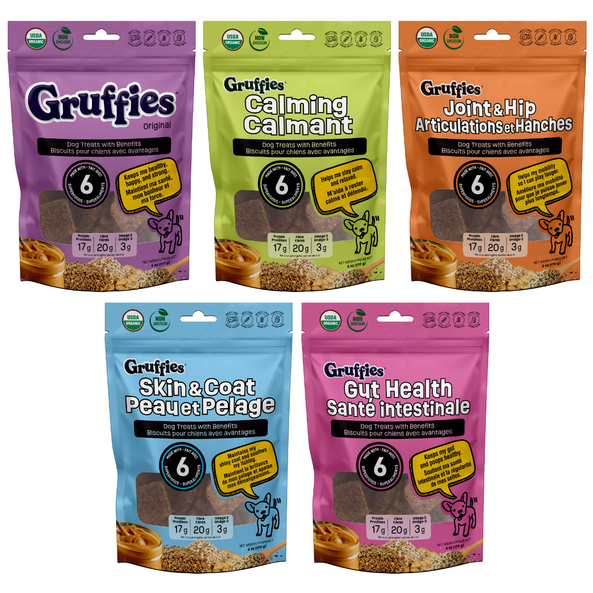 Gruffies Dog Treats - Healthy Routine Gift Box