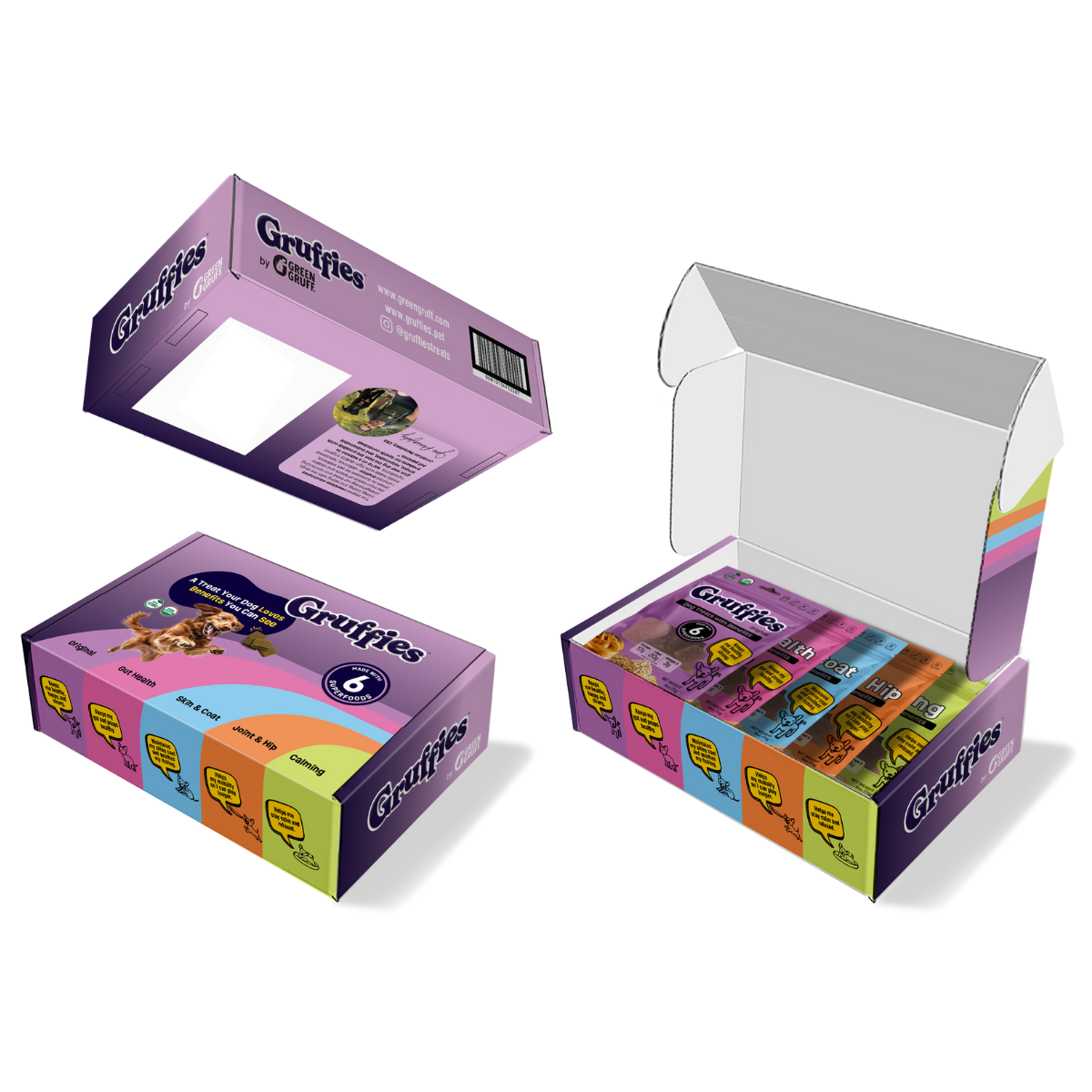 Gruffies Dog Treats - Healthy Routine Gift Box