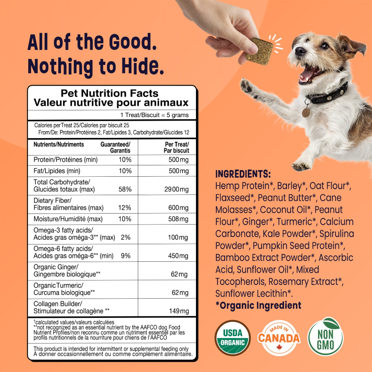 Gruffies Joint & Hip - Organic Dog Treats (6-Pack)