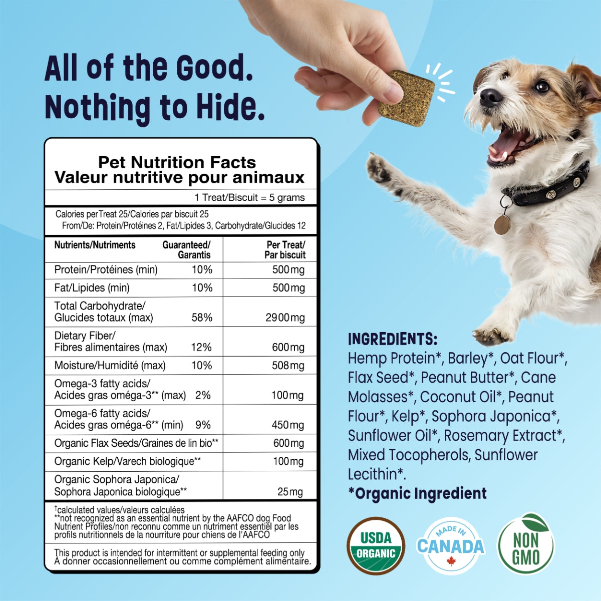 Gruffies Skin & Coat - Organic Dog Treats (6-Pack)