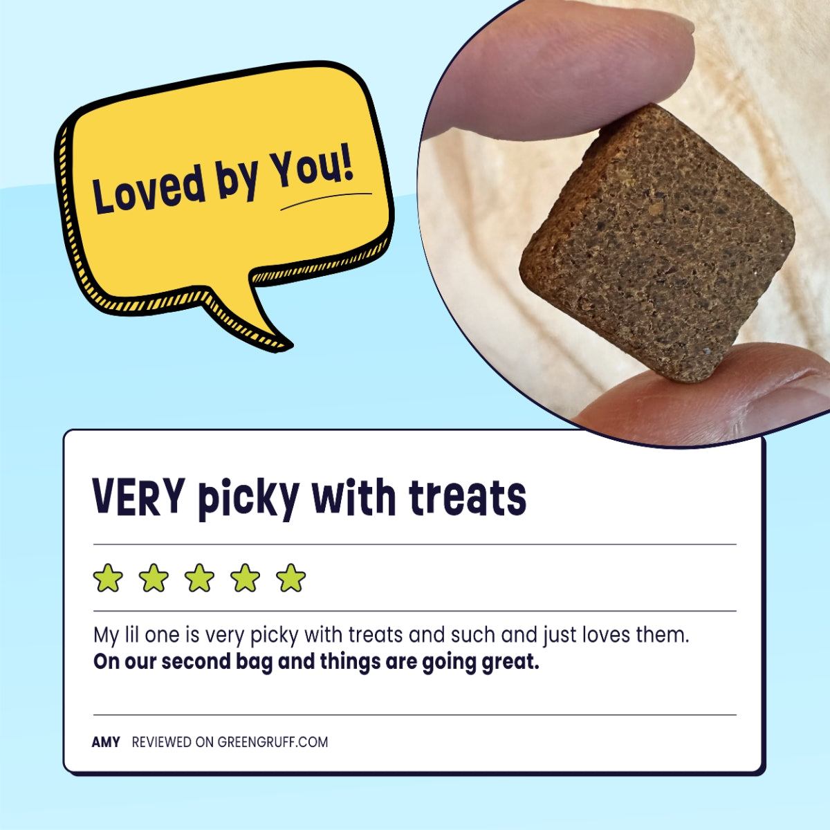 Gruffies Skin & Coat - Organic Dog Treats (6-Pack)