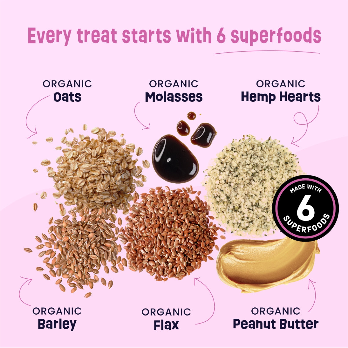 Gruffies Gut Health - Organic Dog Treats (6-Pack)