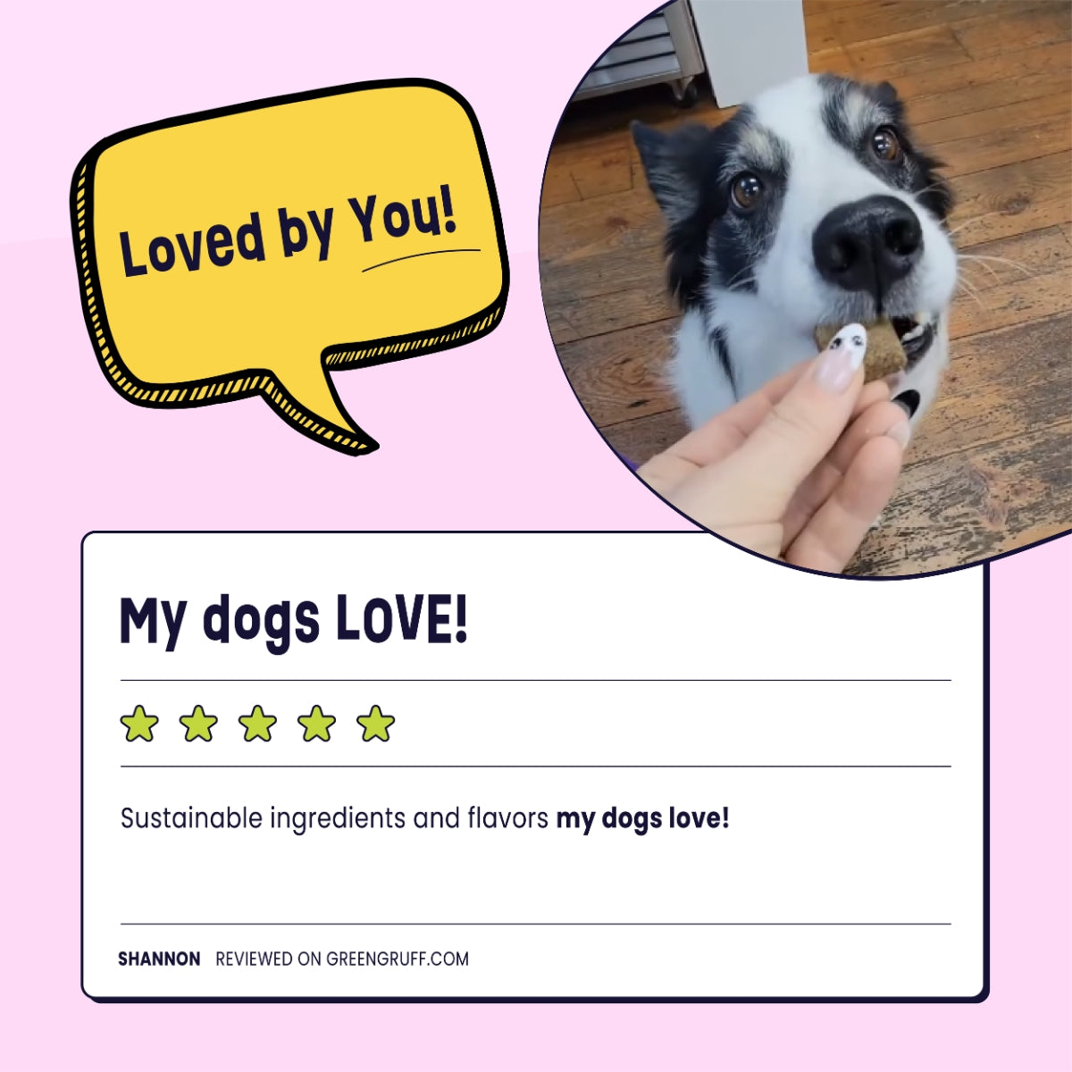 Gruffies Gut Health - Organic Dog Treats (6-Pack)